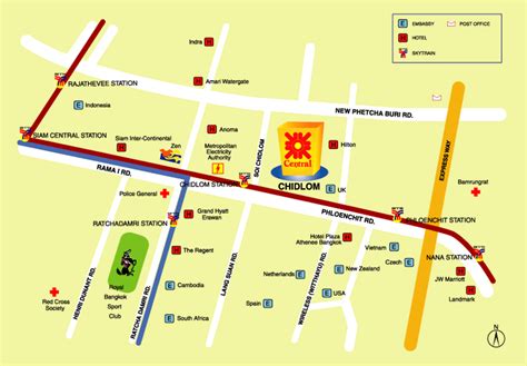 central chidlom map.